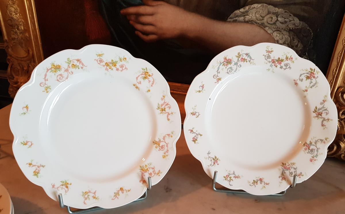 7 Haviland Porcelain Decorative Assortment Plates Limoges-photo-4