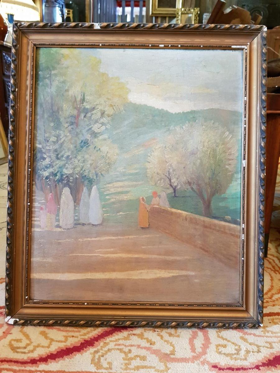 Pair Of Orientalist Paintings North Africa Signed M.cohen-photo-3