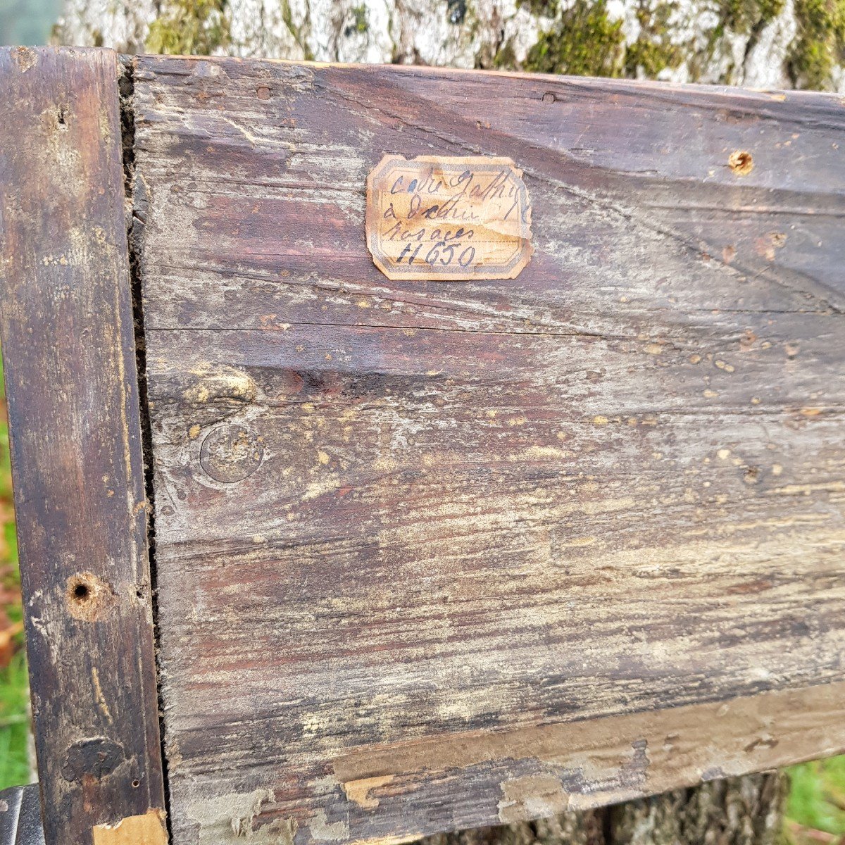 Cadre Gothique En Bois Doré Italie A Rosaces Et Armoiries Tabernacle-photo-1