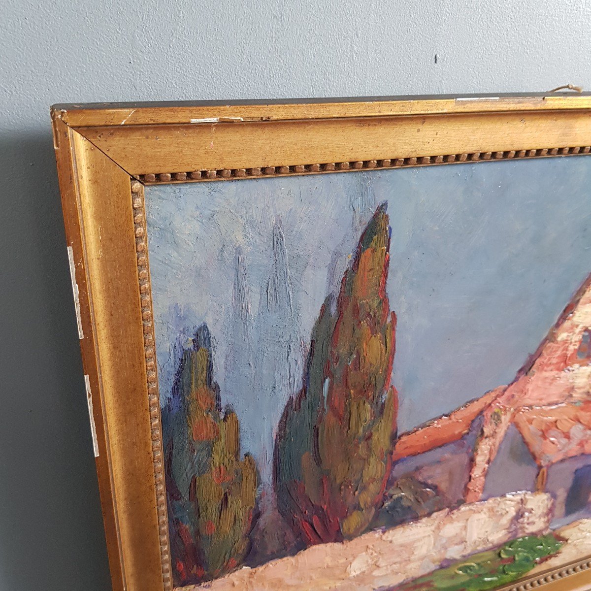 Paire De Tableaux De Pierre Molinier (1900-1976) Paysages Du Lot Et Garonne Agen Bordeaux -photo-3