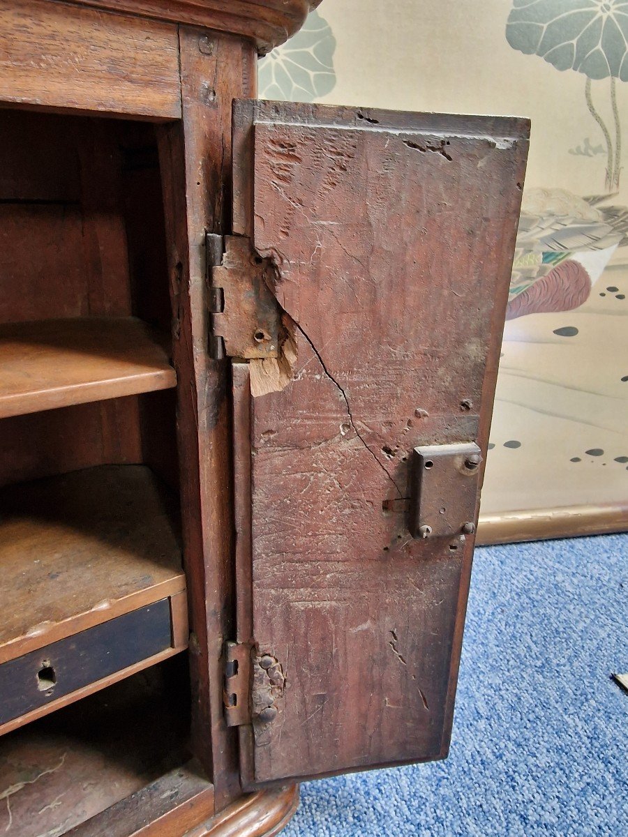 Armoire De Maitrise 18ème De Style Louis XIV Régence En Noyer Bretagne-photo-6