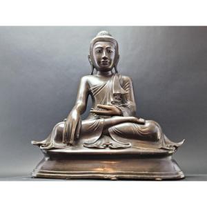 Bouddha, 19ème Siècle, Birmanie, Mandalay, Bronze