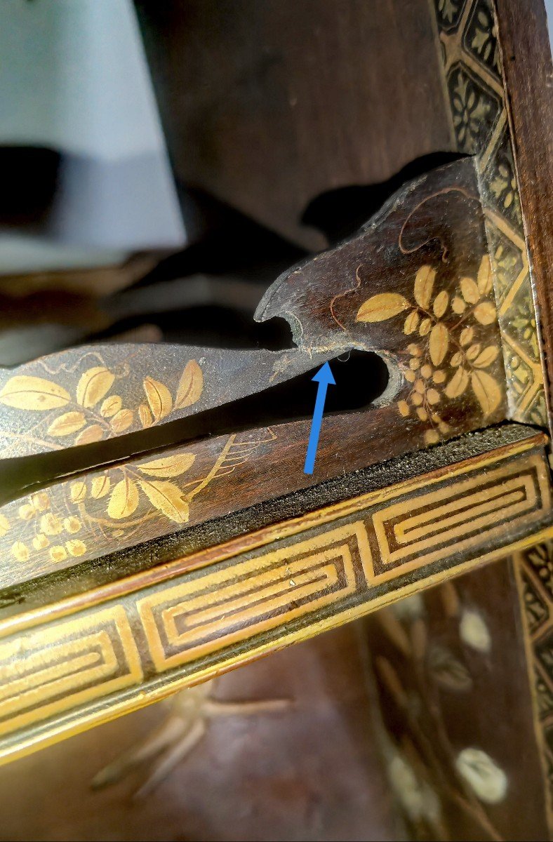 étagère d'Applique, Bois Laqué Et Incrusté, Shibayama, Japon Meïji, XIXe -photo-5