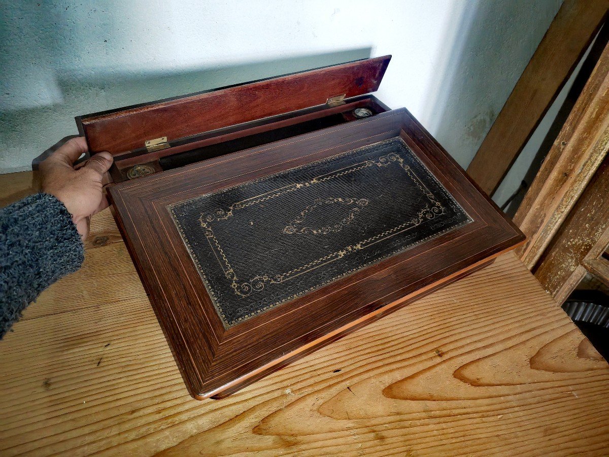 Elegant Correspondence Writing Desk, Rosewood & Fruit Woods, Early 19thc Period, Circa 1830 -photo-8