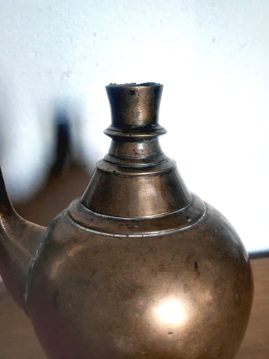Interesting Deccan Jug, Mythical Animal Head, Aquamanile?? India 18th Or Earlier -photo-2