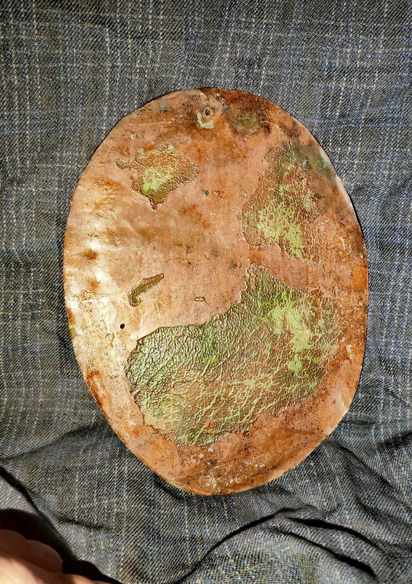 Belle Peinture à l'Huile Sur Cuivre, Format Ovale, époque XVII-xviiie Siècle, Marie Madeleine -photo-4