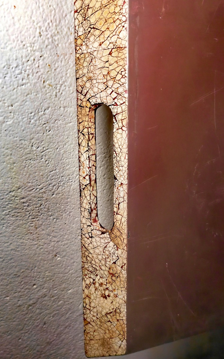 Important Plateau Rectangulaire en Laque Coquille d'œuf, Vietnam XiXe siècle -photo-3