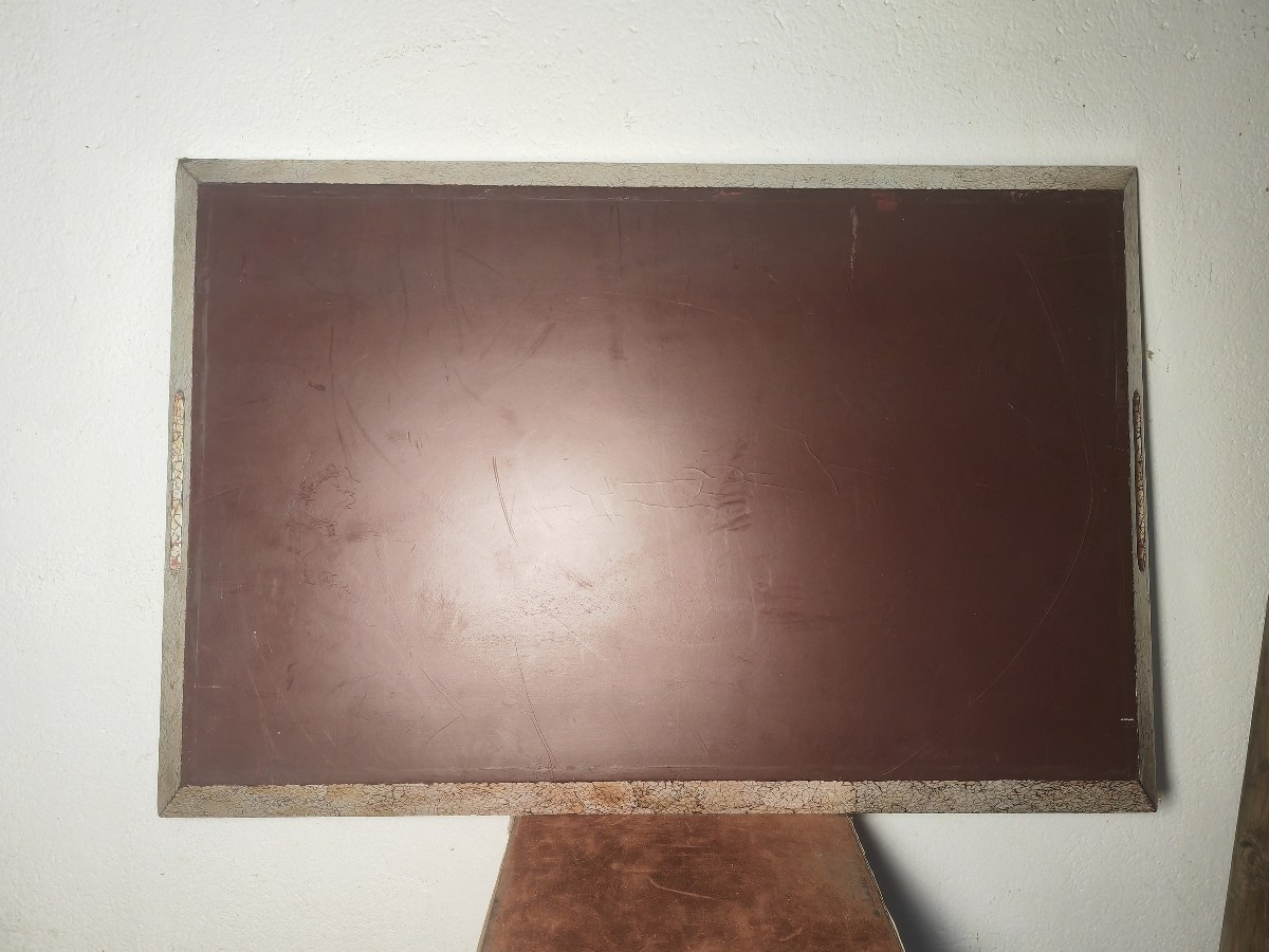 Important Plateau Rectangulaire en Laque Coquille d'œuf, Vietnam XiXe siècle -photo-4