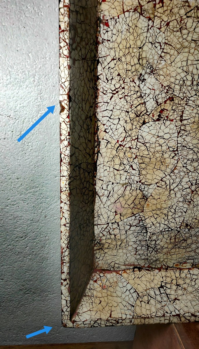 Important Plateau Rectangulaire en Laque Coquille d'œuf, Vietnam XiXe siècle -photo-3