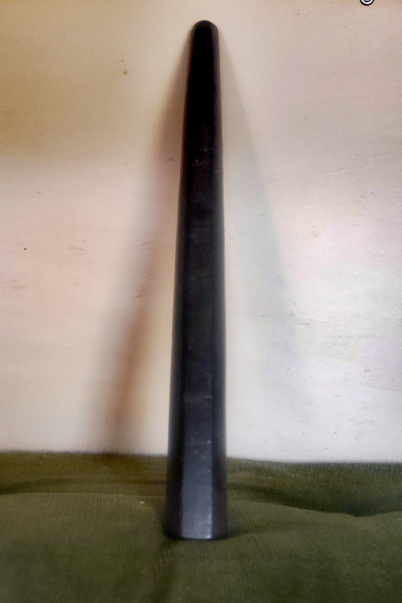 Bel Objet de Lettré, Matrice d'impression en Bois Sculpté en Creux, Chine XiXe, Hongmu -photo-4