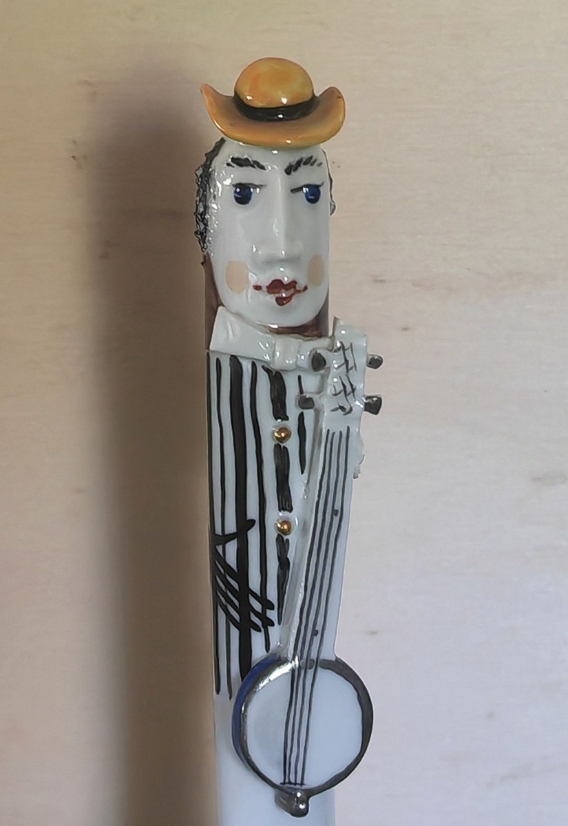 Peter Strang For Meissen, Set Of 3 Porcelain Musicians, Second Half Of The 20thc-photo-4