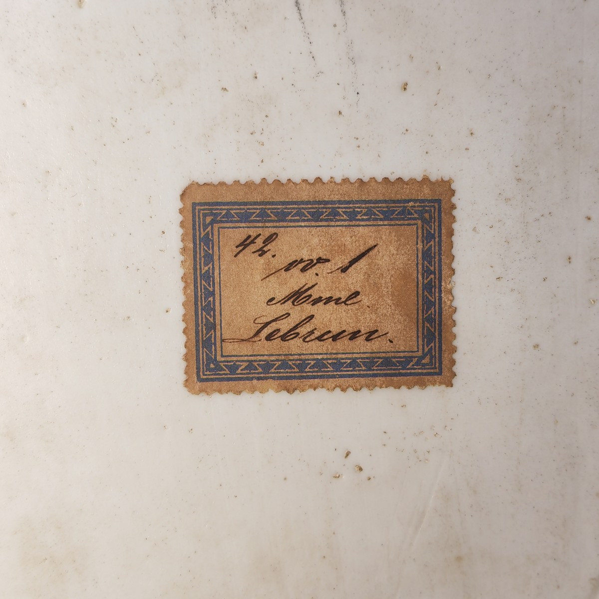 Painting Of Great Quality, On Porcelain, Elisabeth Vigée Lebrun, Signature A. Volk, Early 20thc-photo-2