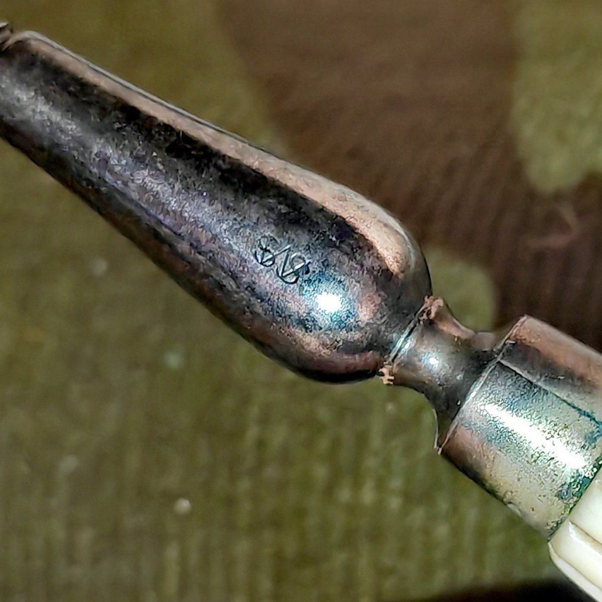 Surgery, Dental Tools, Engraved Ebony Handles, Monogram Mark, Europe 19thcry-photo-3