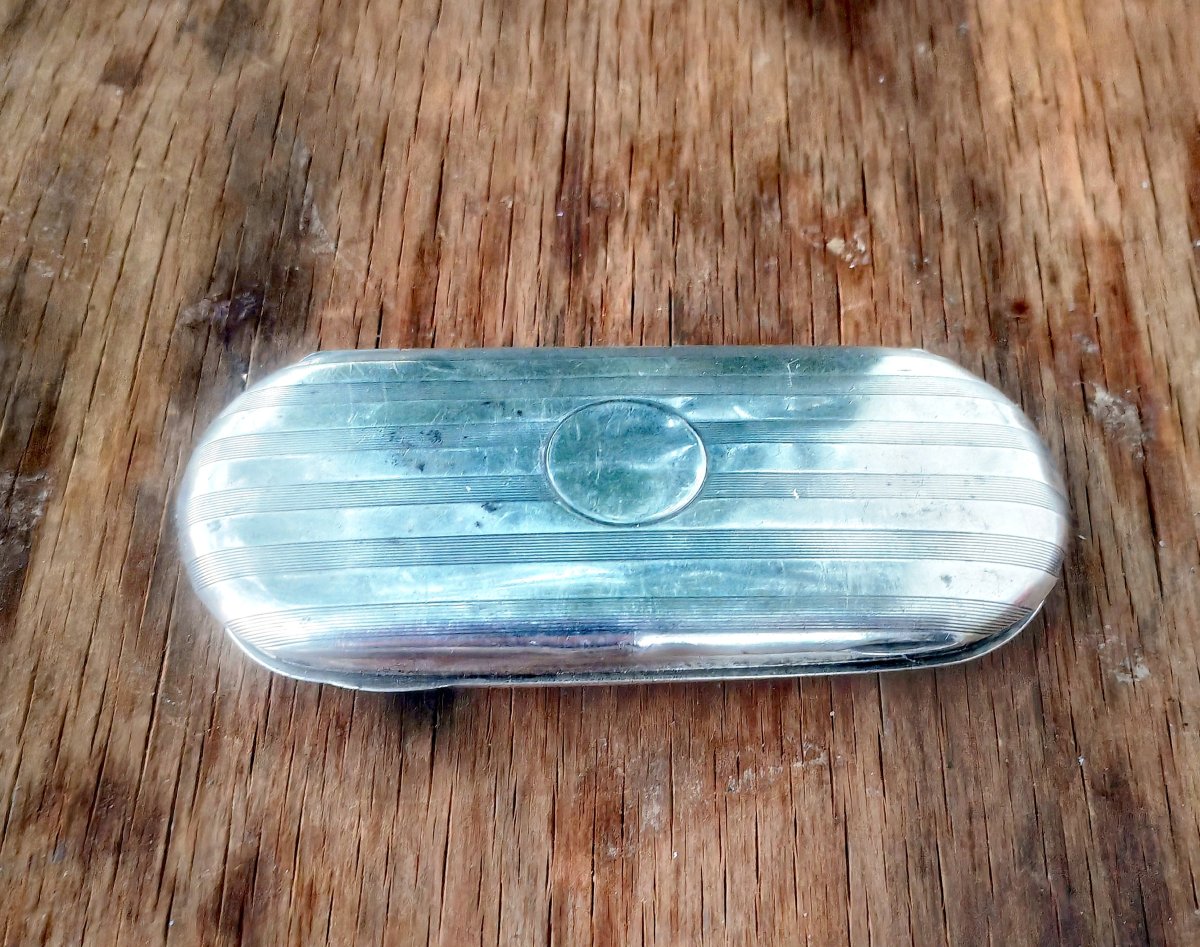 Bel Étui à Lunettes en Argent Massif, Délicates Lunettes, fin XiXe siècle -photo-2