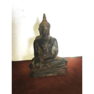 Beautiful Small Bronze Buddha, Thailand 19th Century Or Earlier 