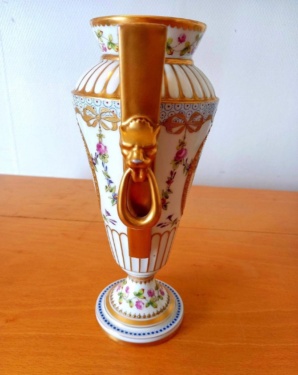 Porcelain Vase: Paris XIXth Century.-photo-2