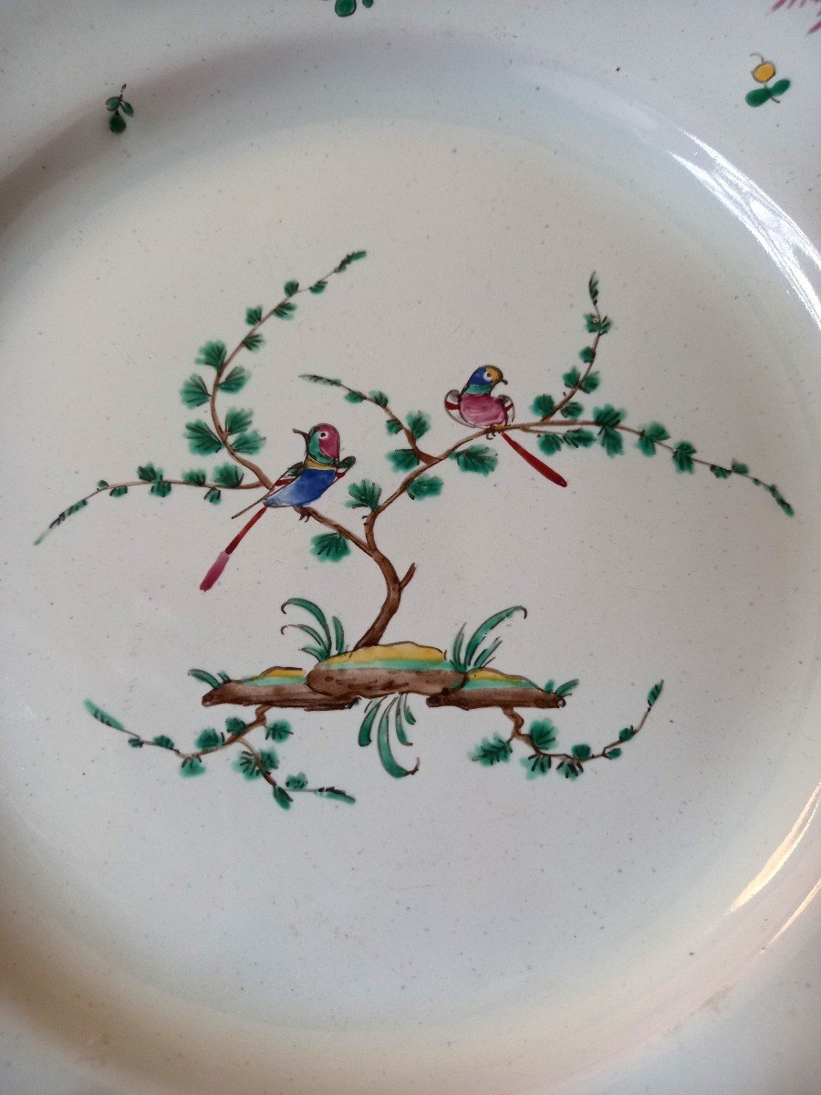 Earthenware Plate: Moustiers 18th Century.-photo-4