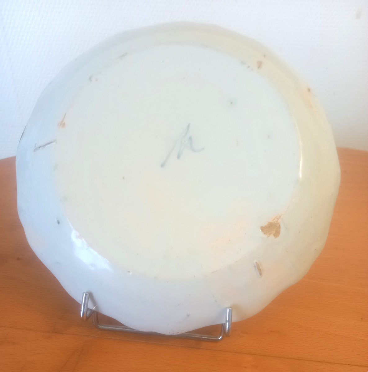 Assiette En Faïence : Nevers XVIIIème Siècle-photo-3
