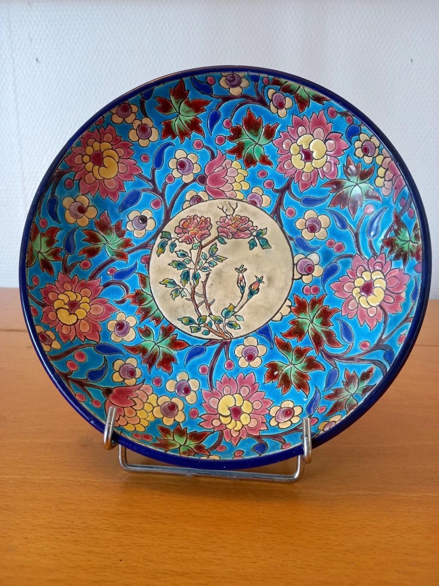 Earthenware Cup: Longwy, 19th Century.