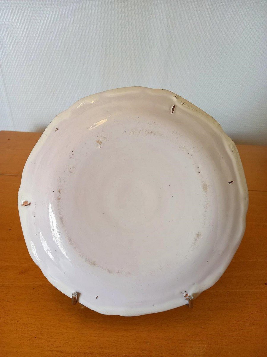 Earthenware Plate: Niderviller XVIIIth Century.-photo-2