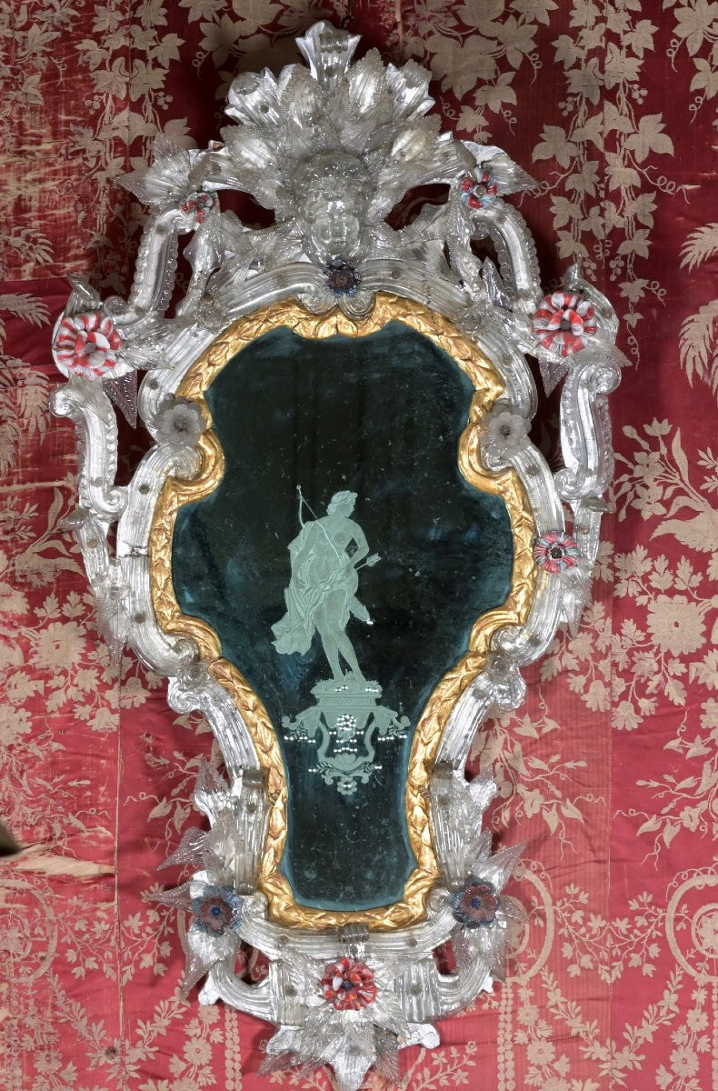 Miroir baroque vénitien-photo-3