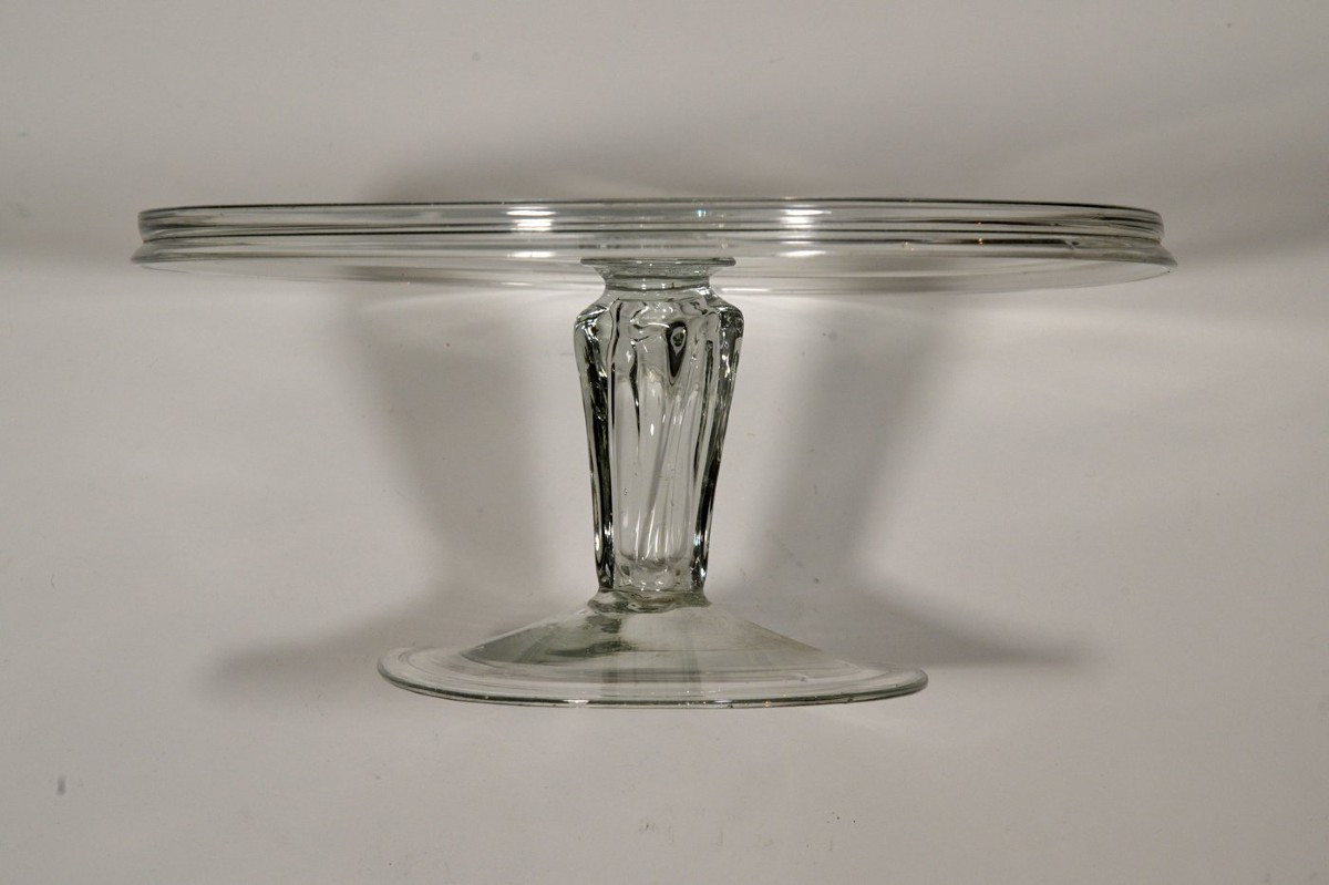 Pair Of 18th Century Glass Trays-photo-2