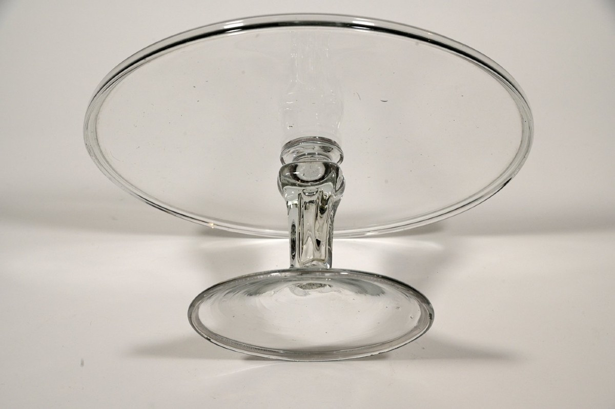 Pair Of 18th Century Glass Trays-photo-3