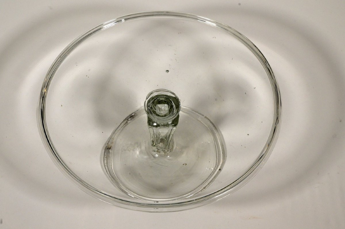 Pair Of 18th Century Glass Trays-photo-2