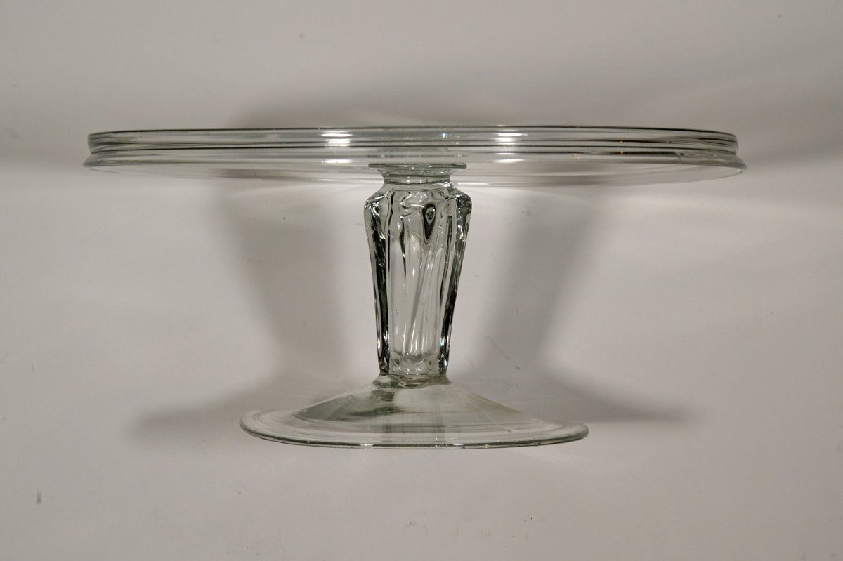 Pair Of 18th Century Glass Trays-photo-3