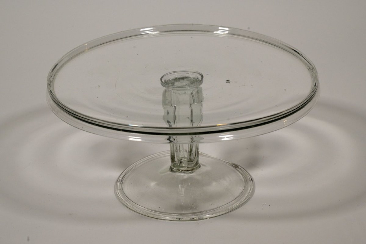Pair Of 18th Century Glass Trays-photo-4