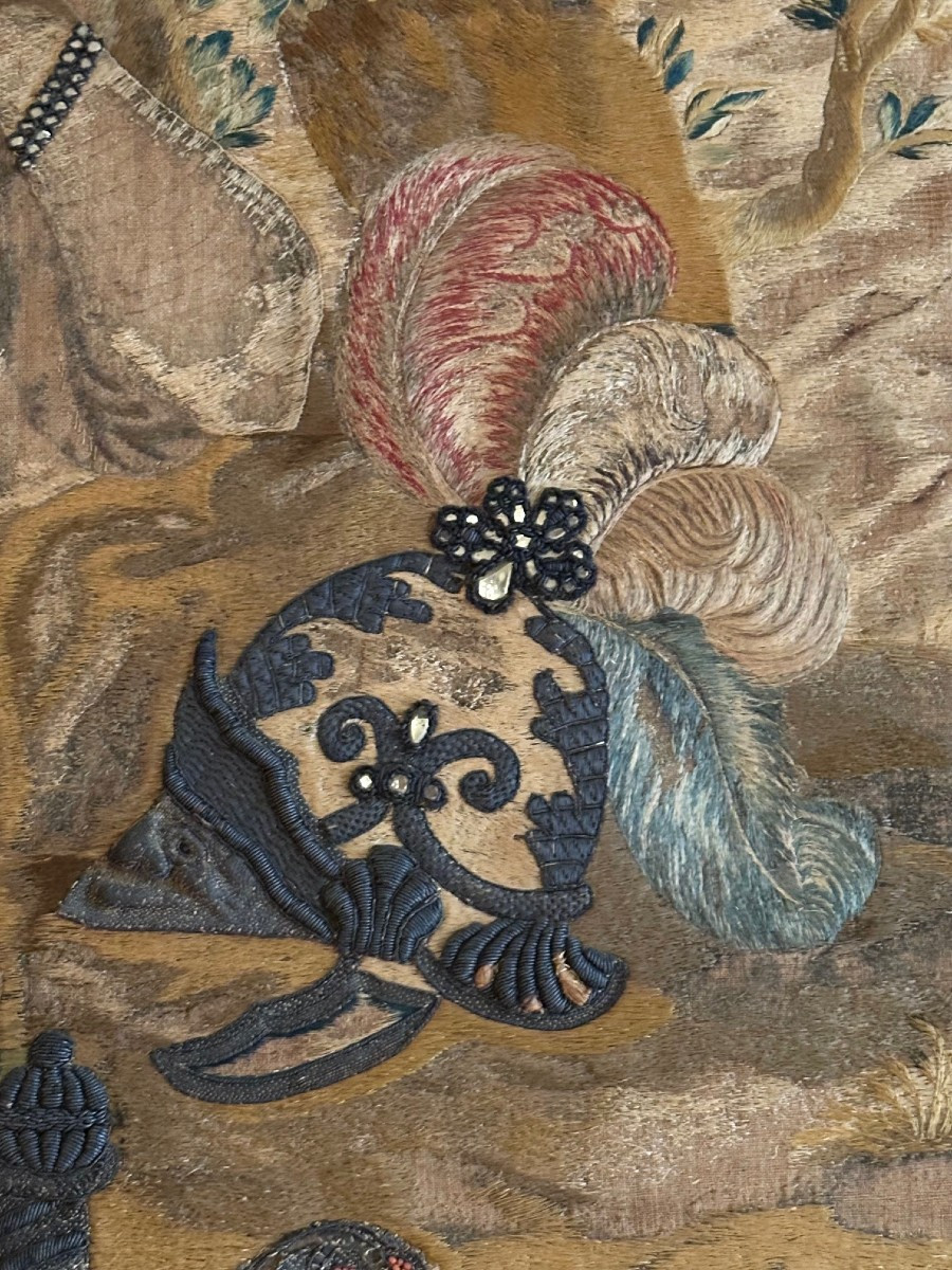 Large Italian Baroque Embroidery-photo-3