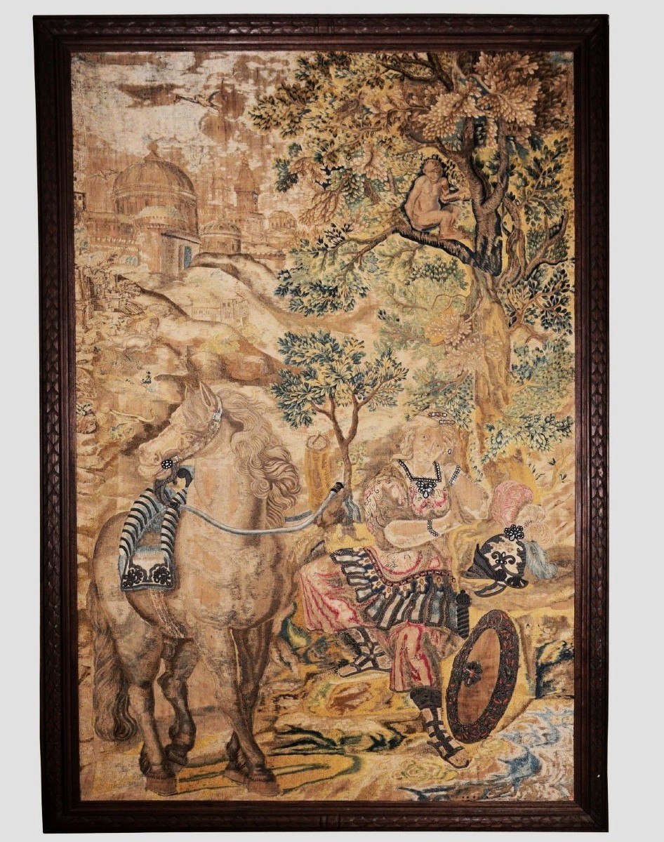 Large Italian Baroque Embroidery