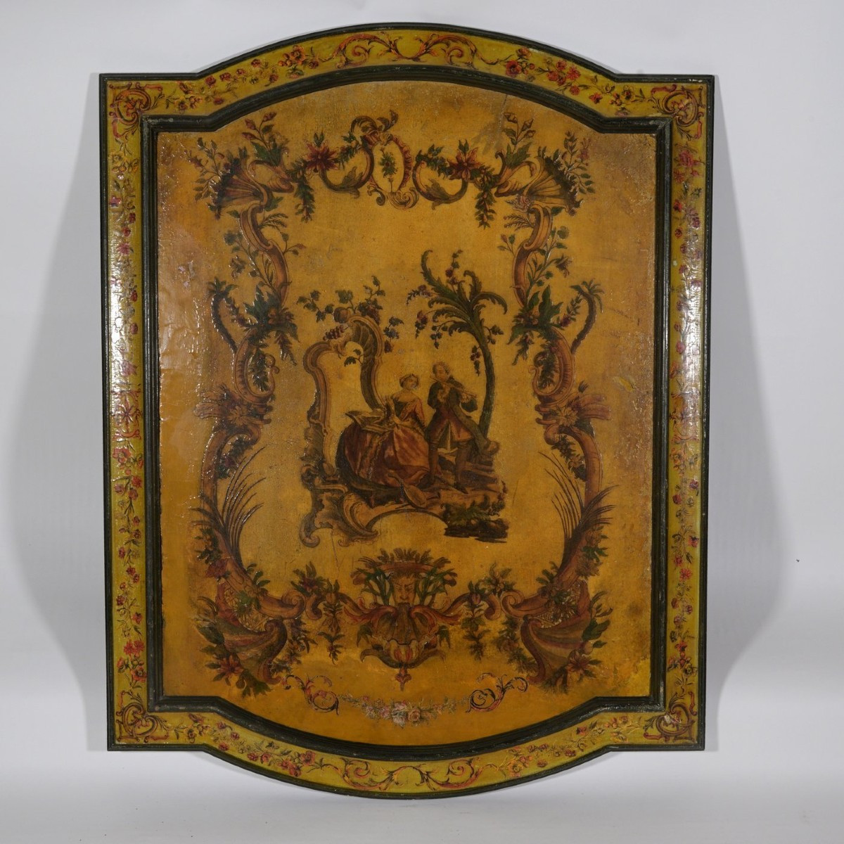 Set Of Six 18th Century Arte Povera Panels-photo-1