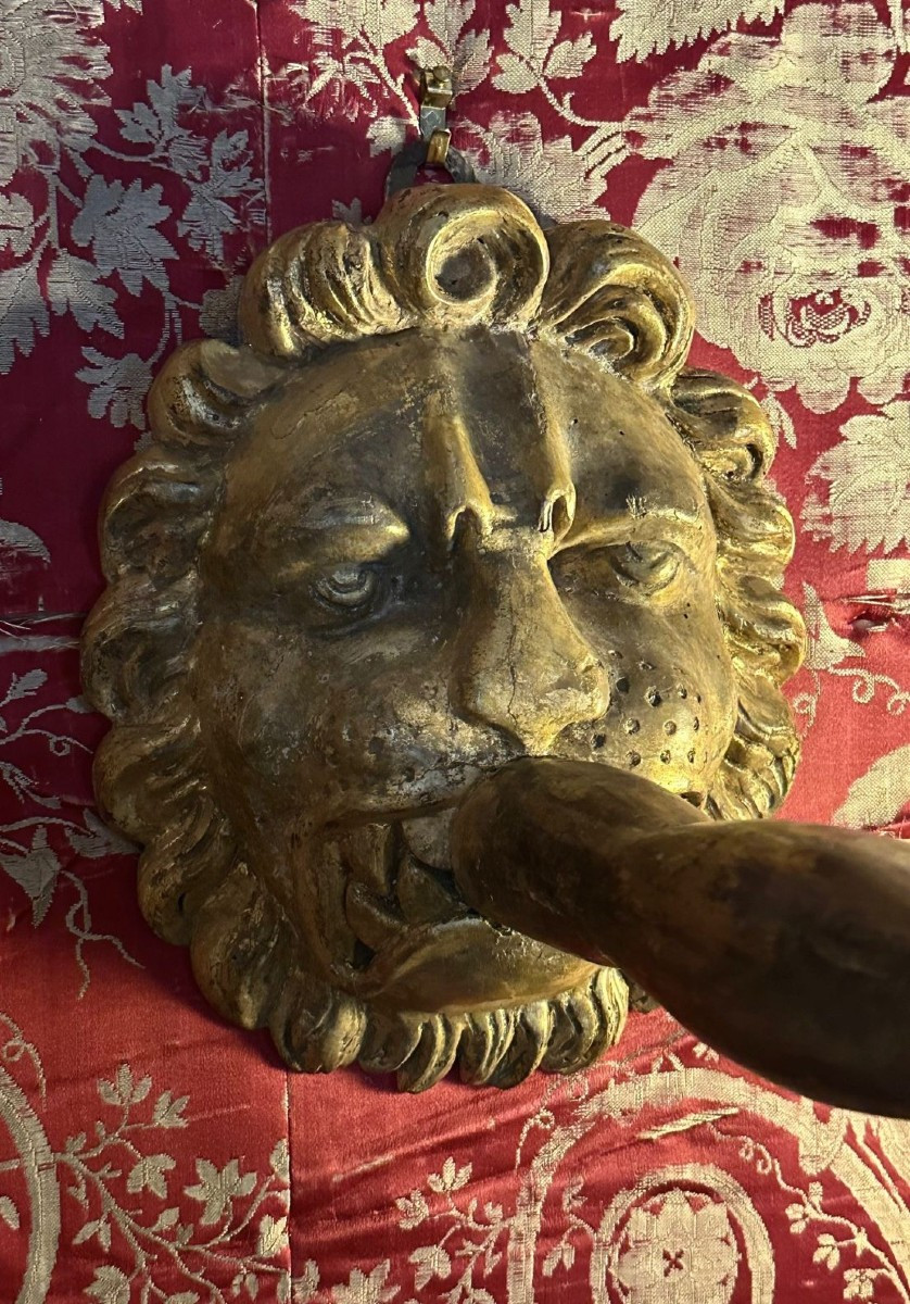 Pair Of Baroque Gilded Wood Light Arms-photo-4