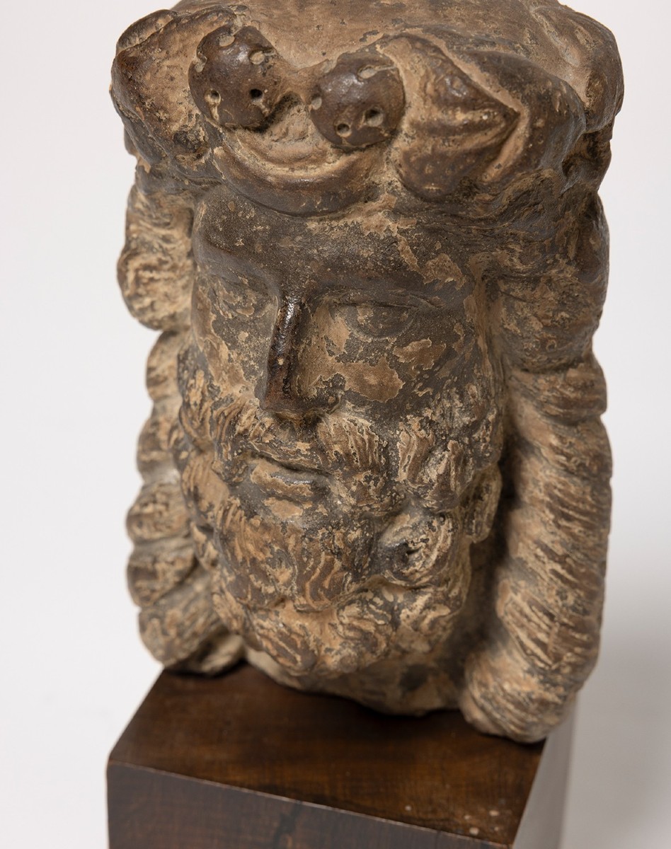 Tête d'homme barbu France 17ème siècle-photo-1