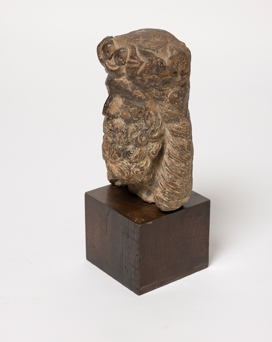 Tête d'homme barbu France 17ème siècle-photo-2