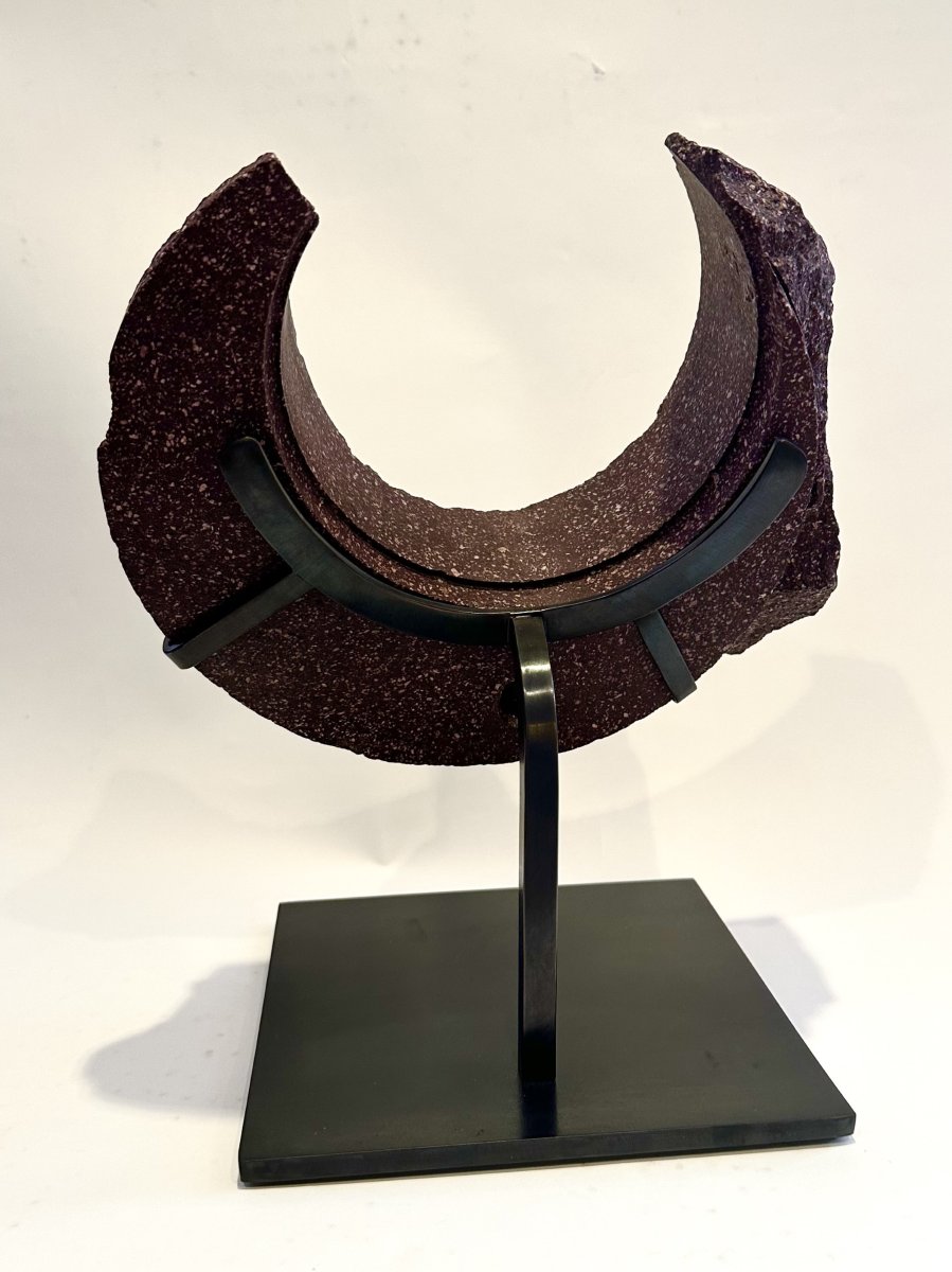Egyptian Porphyry Element From The Roman Period-photo-2