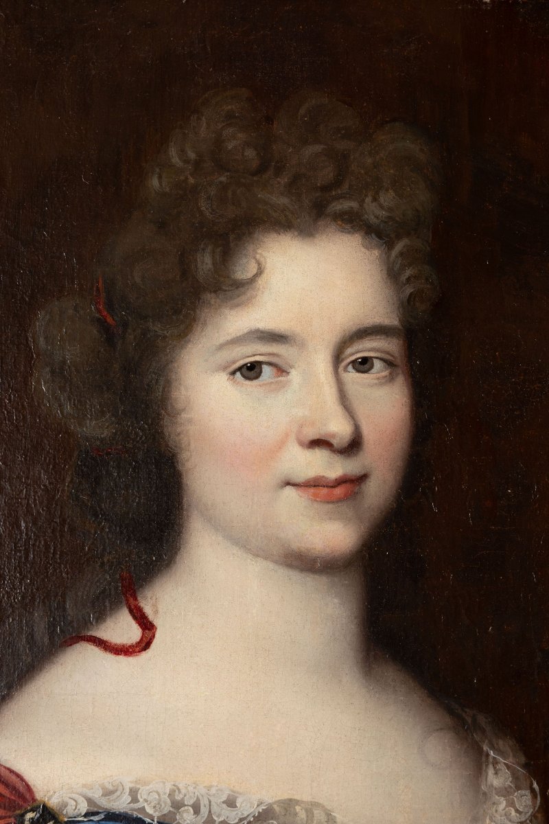 Portrait Of A Young Woman, Studio Of Alexis Simon Belle, Ca. 1710–1720-photo-2