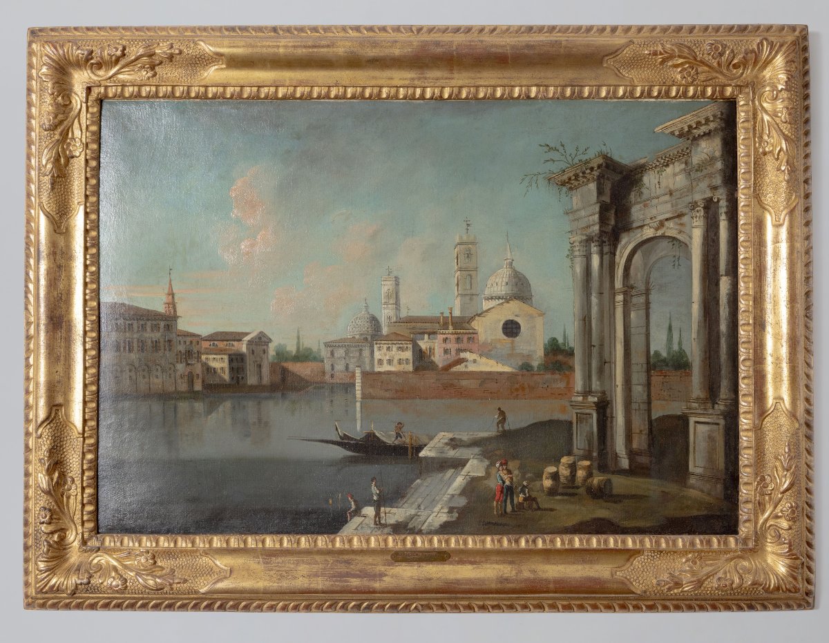 Painting Of A View Of Venice, Mid-18th Century