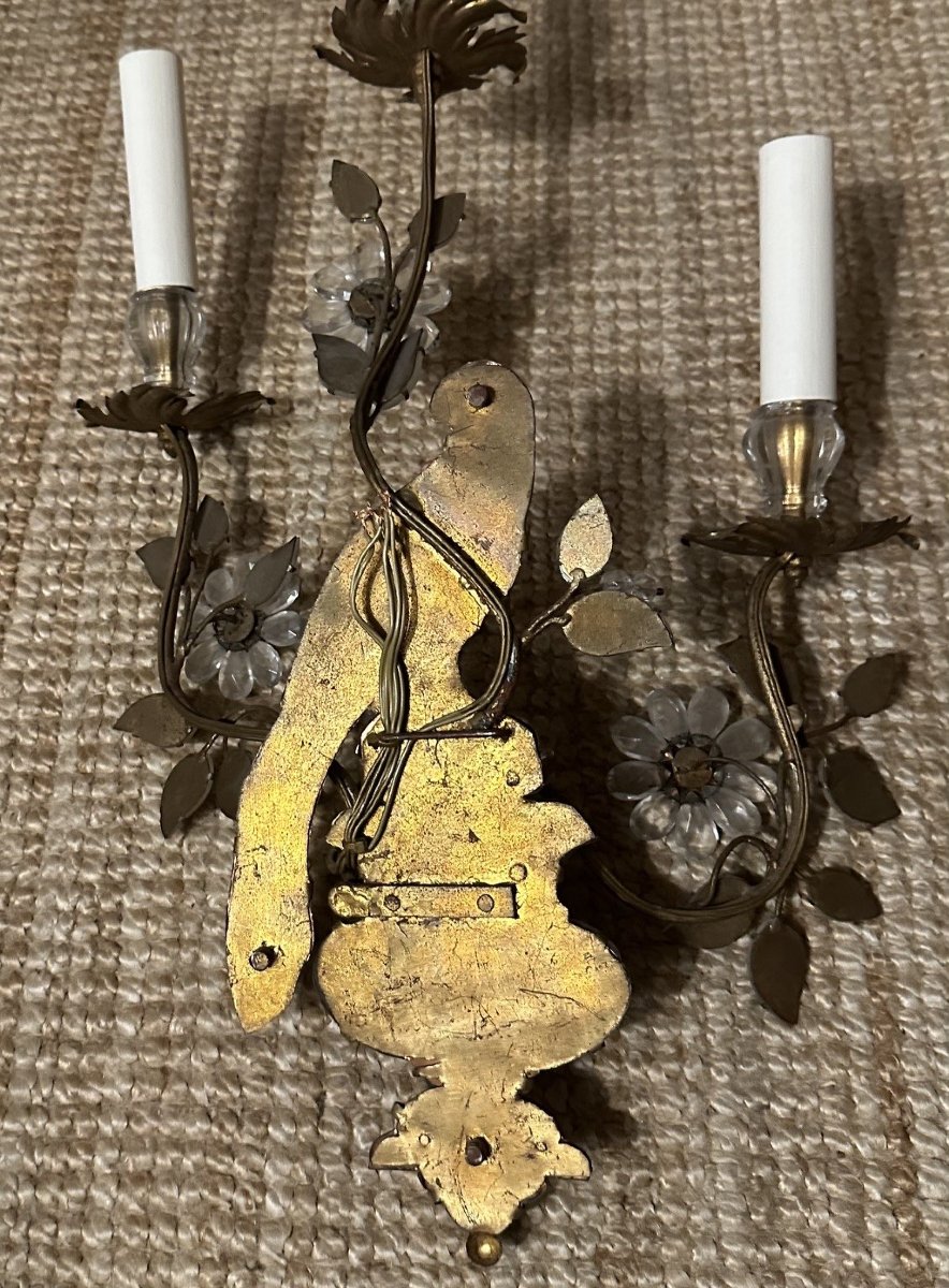 Wall Sconce From The Baguès Collection Featuring A Parrot, Circa 1960-photo-3