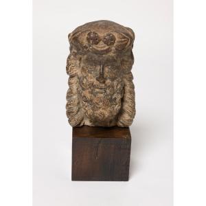 Tête d'homme barbu France 17ème siècle