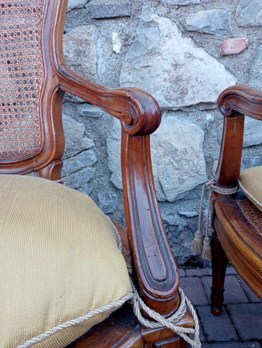 Pair Of Neoclassical Armchairs-photo-2