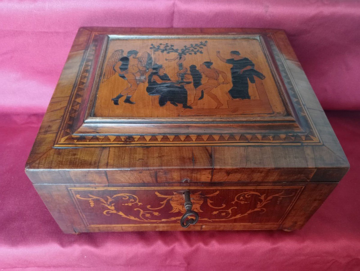 Louis XVI Lombard Casket
