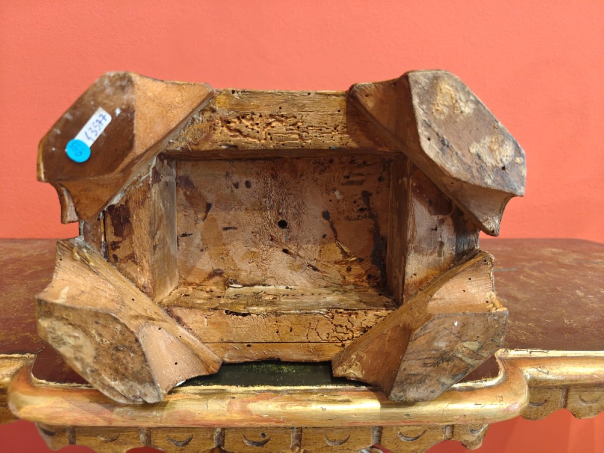 Wooden Half-bust Depicting Saint Francis-photo-1