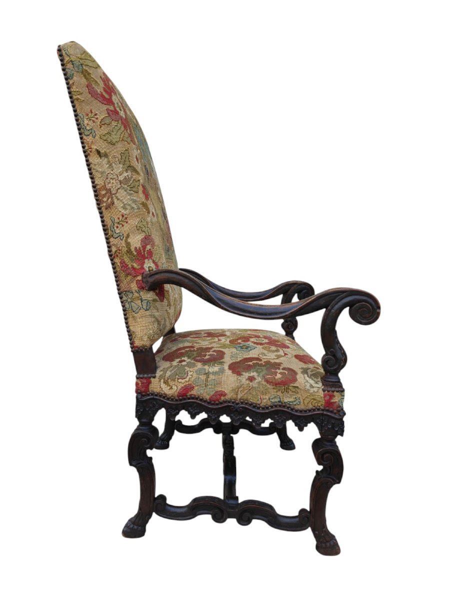Fauteuil milanais Louis XIV-photo-2