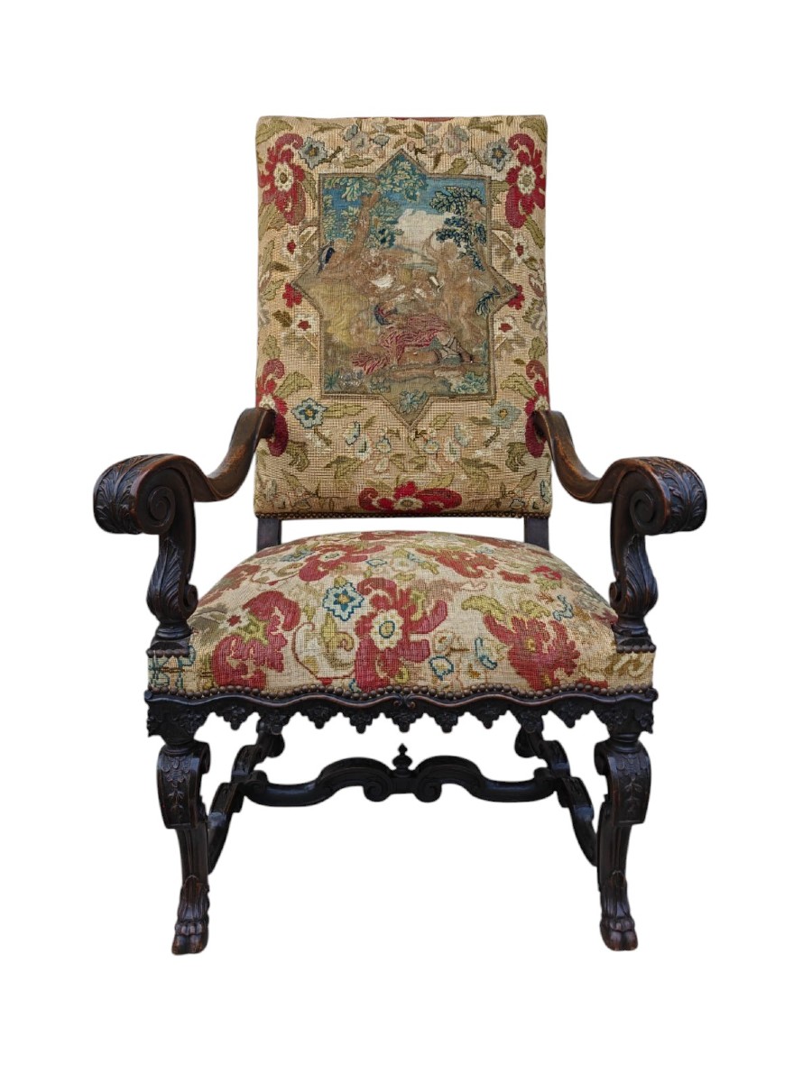 Fauteuil milanais Louis XIV
