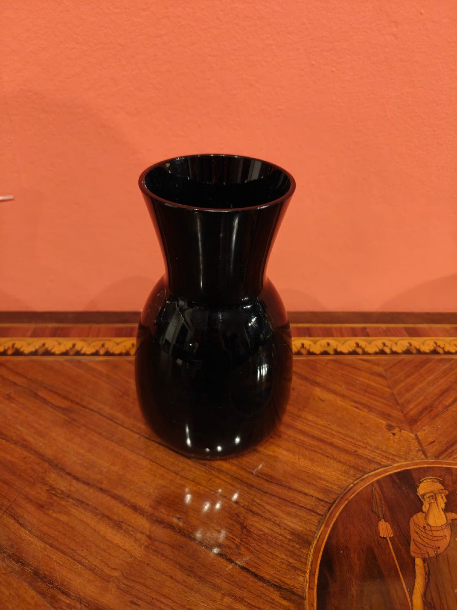 Vase Noir par Carlo Scarpa pour Venini-photo-2