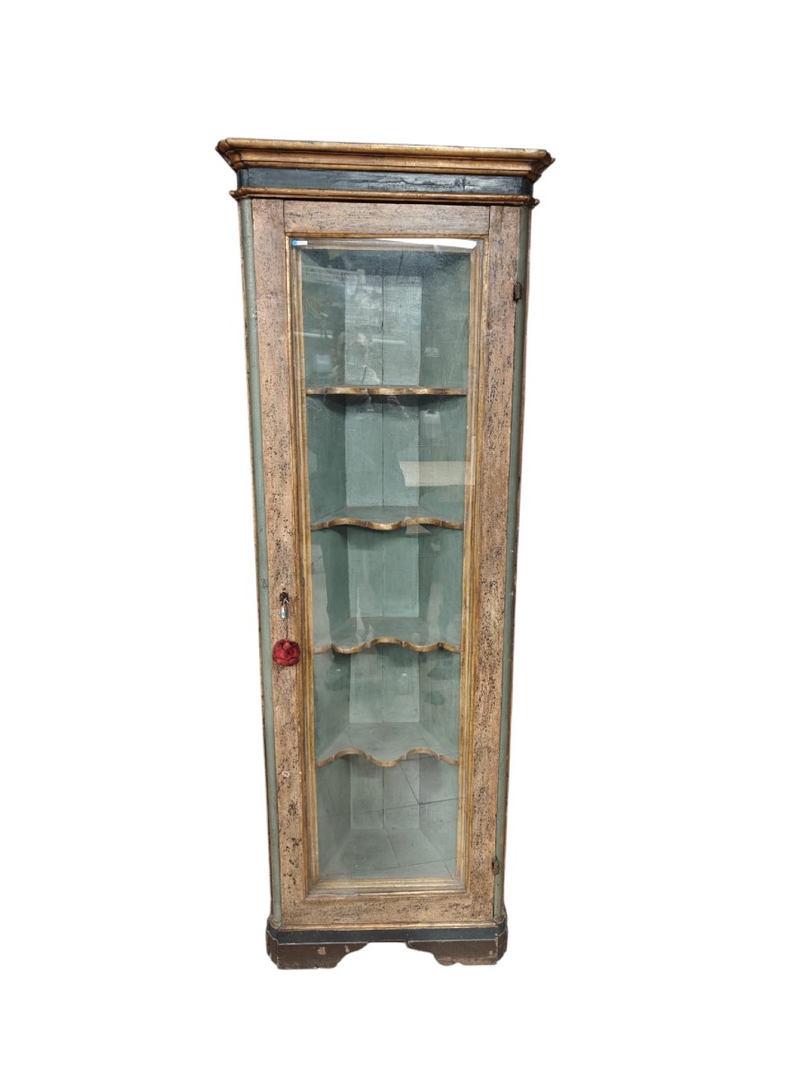 Handcrafted Lacquered Display Cabinet