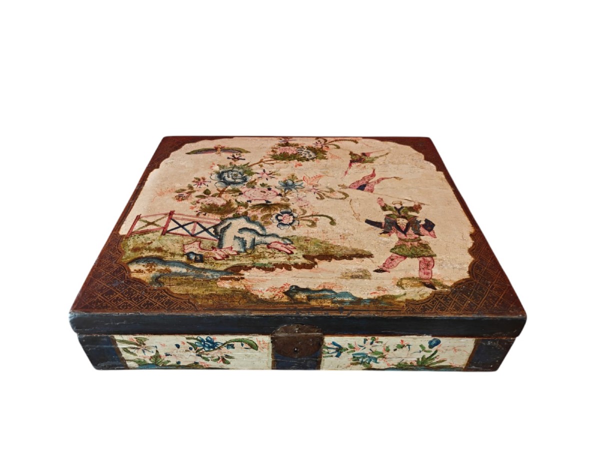 Coffret laqué du XVIIIe siècle