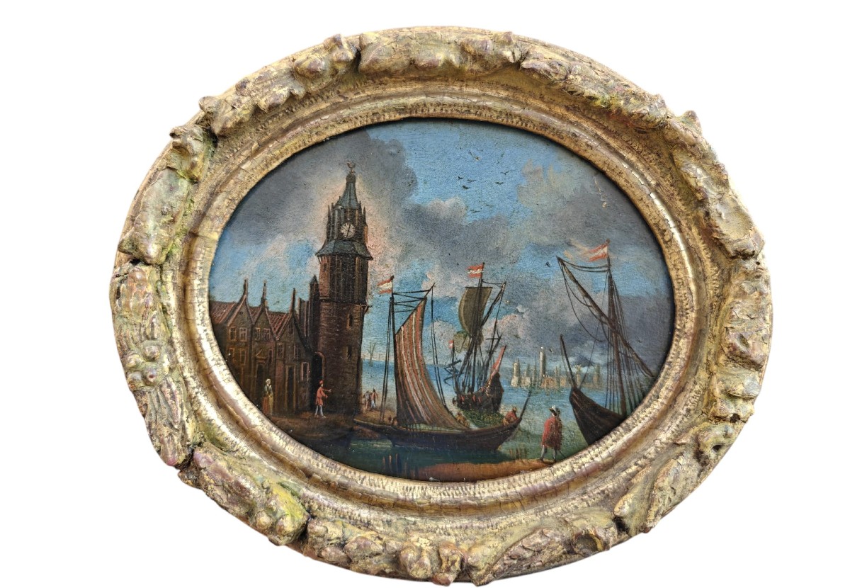 Landscape With A Marina